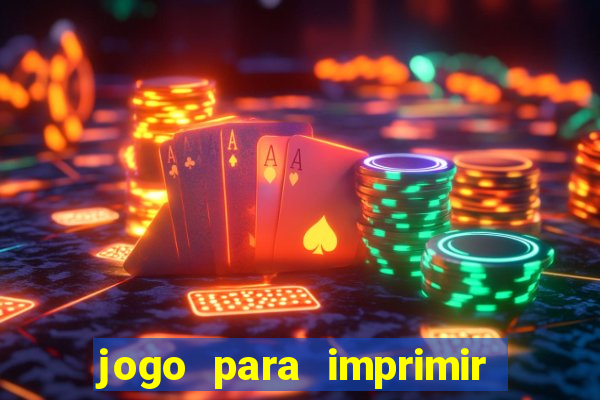 jogo para imprimir e montar